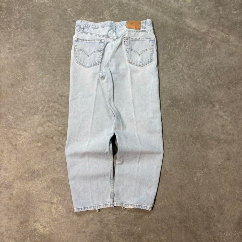90's Levi's 550 vintage light wash denim jeans‎ jeans #denim